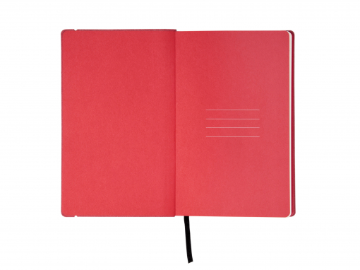 Записная книга RENK с цветным срезом  в обложке под гравировку